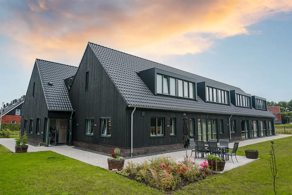 Een foto van de kleinschalige woonzorglocatie voor mensen met dementie: Het Buitenvestehuis