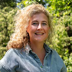 Monique Enthofen is locatiemanager van Het Enkhuis, een woonzorglocatie voor mensen met dementie van Dagelijks Leven in Soest.