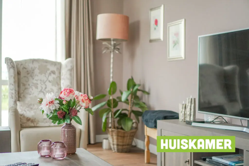 Sfeerfoto van de woonkamer van Het Beekdalhuis voor mensen met dementie