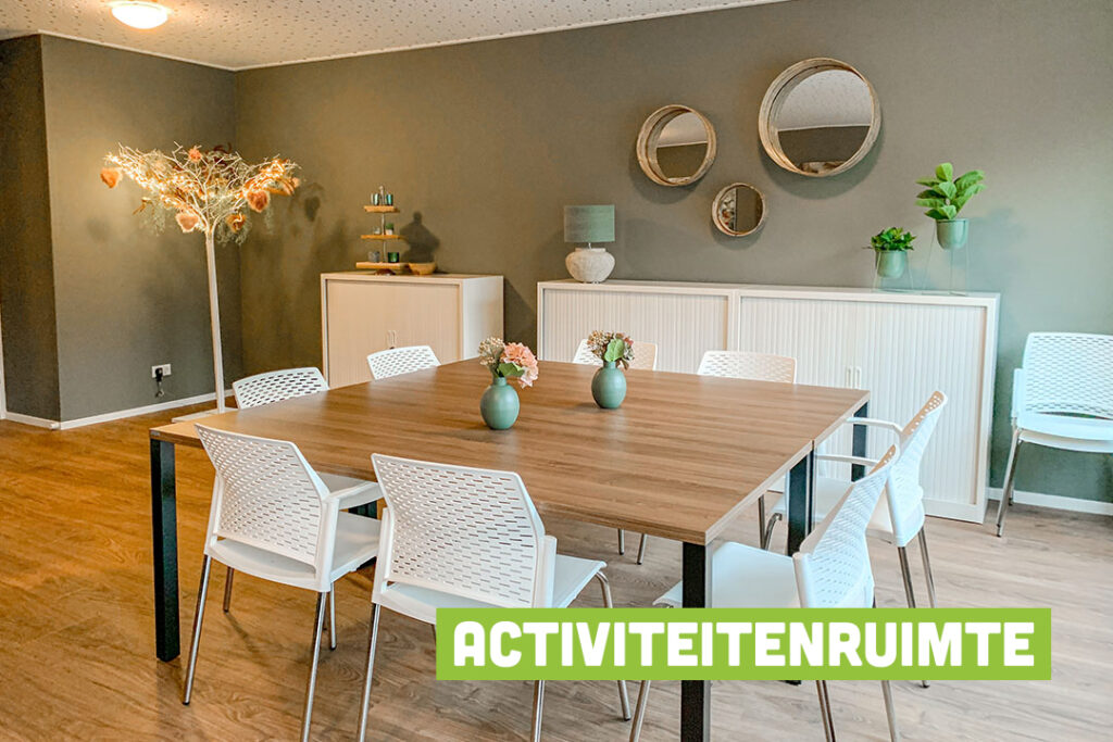 Sfeerimpressie van de activiteitenruimte voor mensen met dementie in Lochem