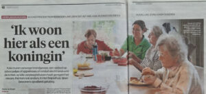 AD: 'In het Boskoopse woonzorgcentrum Het Snijdelhuis lijken bewoners opvallend gelukkig' 1 Het Snijdelhuis, een woonzorglocatie voor mensen met dementie van Dagelijks Leven, scort opvallend hoog op ZorgkaartNederland. Reden voor het AD om op bezoek te komen!